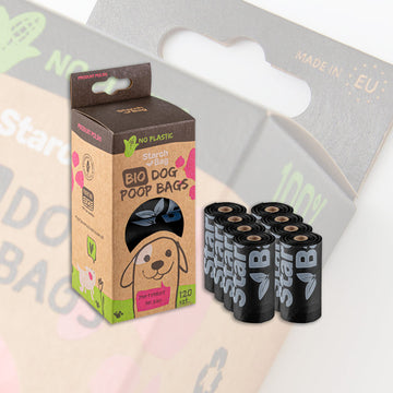 Bio Bolsas Compostables para Perros StarchBag™ (Pack 120 Bolsas)